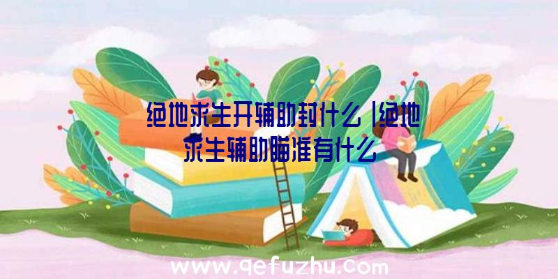 「绝地求生开辅助封什么」|绝地求生辅助瞄准有什么